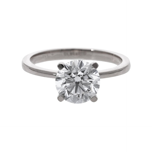 Brilliant Cut Lab Grown Diamond Solitaire Engagement Ring - Helodia Jewelry
