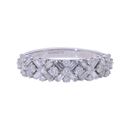 0.96 Ct Natural Diamond Sylvia Ring - Helodia Jewelry