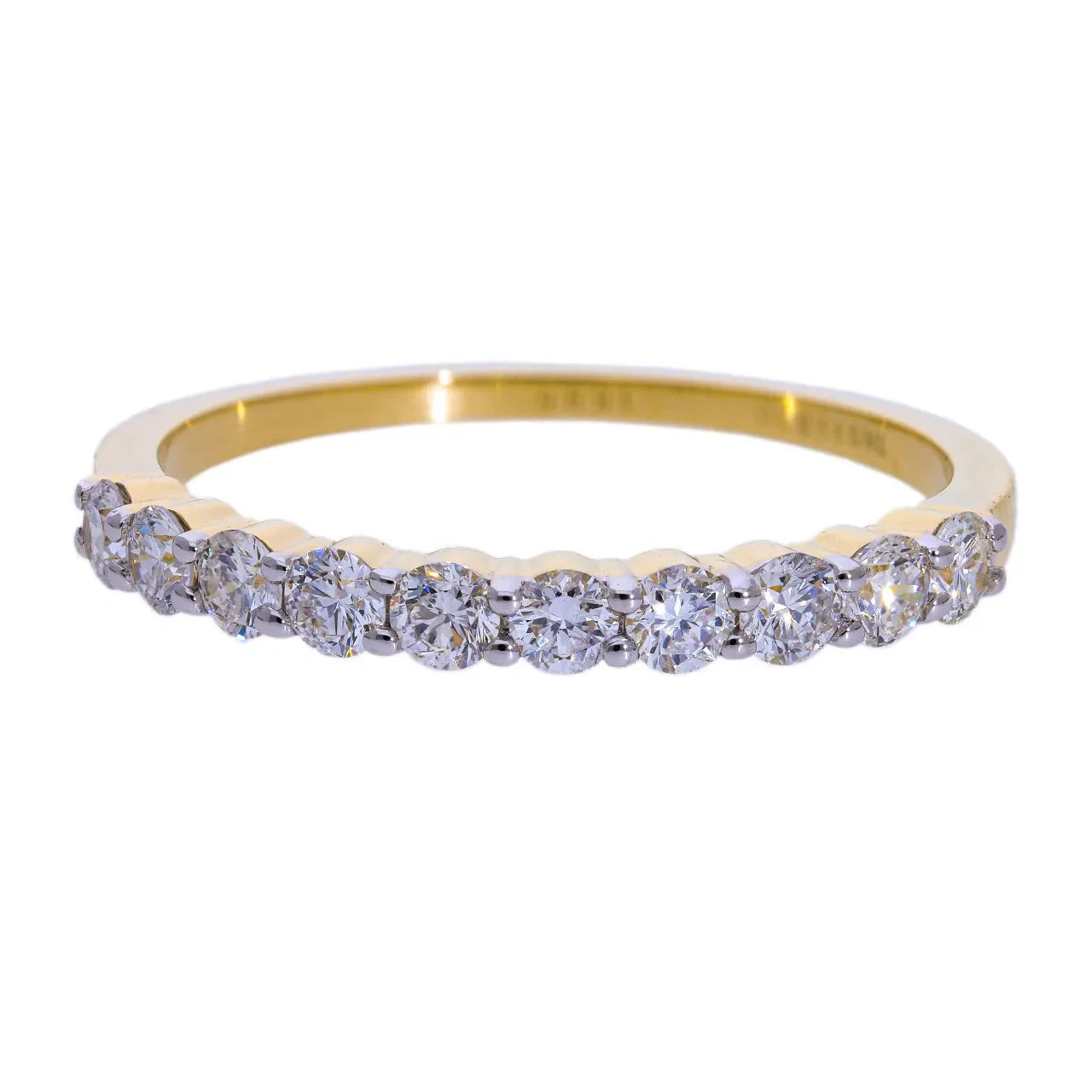 Lab Grown Diamond Half Wedding Ring